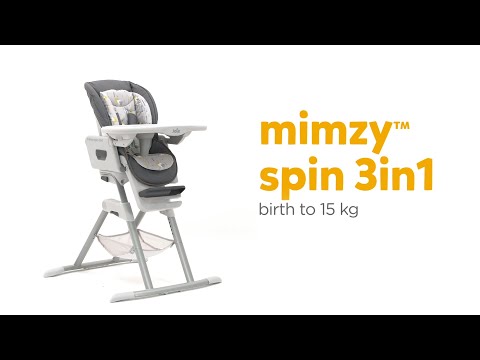 Joie mimzy™ spin 3in1 | 360º Swivel Highchair for Newborns & Toddlers