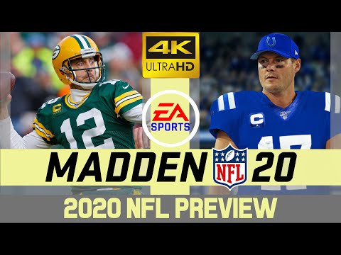Green Bay Packers @ Indianapolis Colts - NFL 2020 Week 11 - Madden Simulation - 4K
