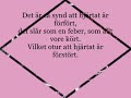 Synd att du �r s� s�t karaoke