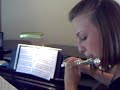 Notes On Flute: Helen McGarr plays Hamburger Sonata on Flute