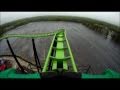 Green Lantern POV Roller Coaster Front Seat Six Flags Great Adventure New Jersey SFGadv