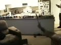 Expert knife throwing