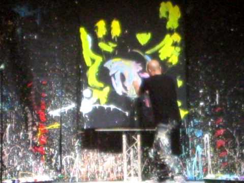 Fan Video of Garibaldi painting at D23 Expo
