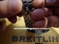 How to Resize a Breitling Watch Bracelet