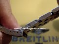 How to Resize a Breitling Watch Bracelet