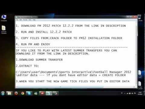 how to update fm12 patch