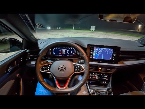 2025 Volkswagen Jetta GLI 6MT - POV Night Drive (Binaural Audio)