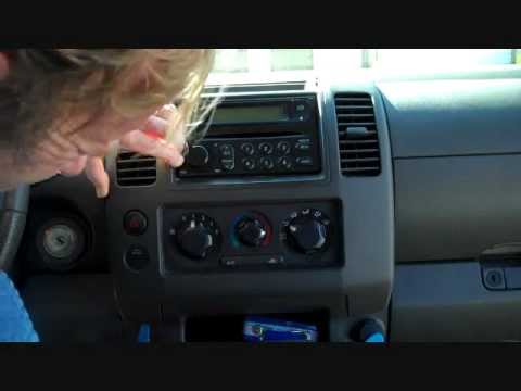 how to remove a cd player from a nissan xterra