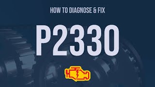 p2330 - cómo solucionar problemas