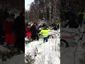 prince carl philip of sweden went of the road at r�mmen wrc 2013.