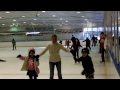 thanksgiving 11/27/2009 fairfax ice arena with mom and kids