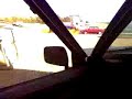 Nissan truck doing a burnout Nissan truck doing a burnout