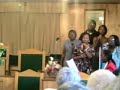 rev. l.a. martin and the st. james baptist church praise team of ferriday, la singing 