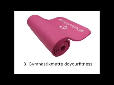 Die 3 besten Gymnastikmatte Yogamatte im Vergleich 2017 NEU