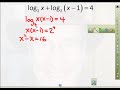 The Fundamentals of Solving Logarithmic Equations