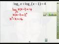 The Fundamentals of Solving Logarithmic Equations