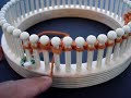 Knitting Pinwheels on a Loom: Part III