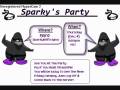 Club Penguin: Sparky's Early Bird Friday Party (Online Coin Code Giving)