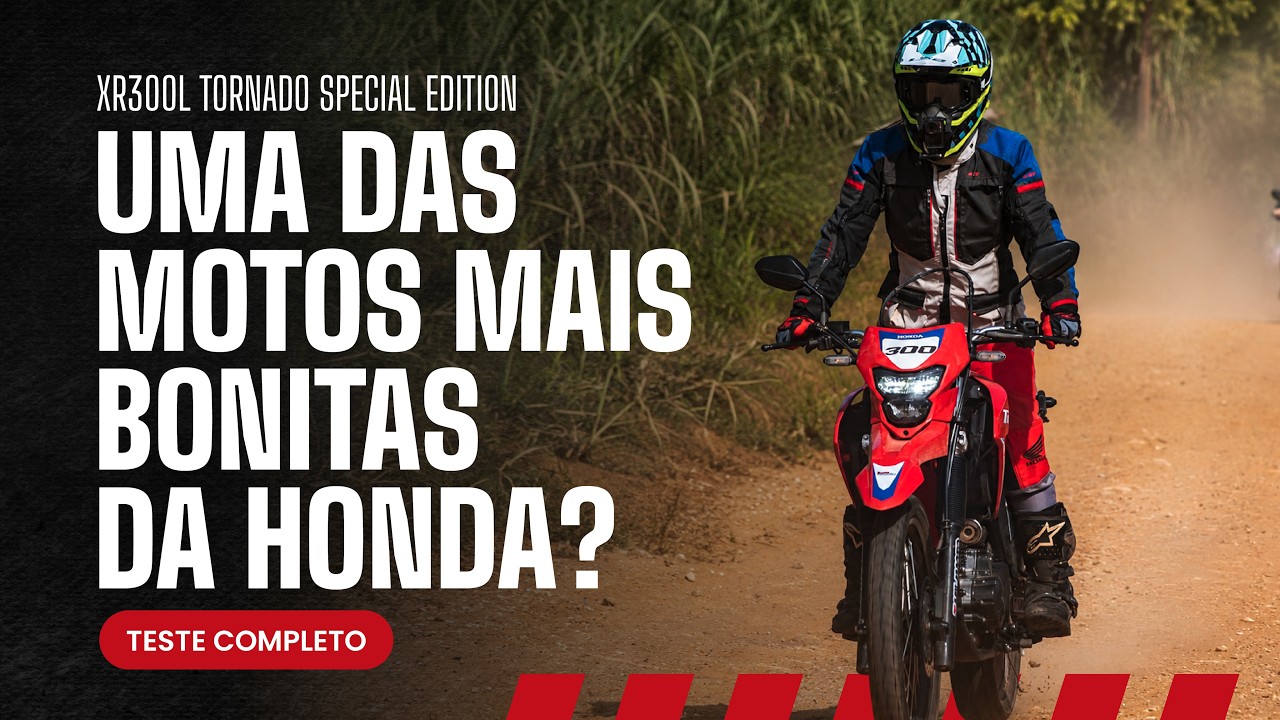 UMA DAS MOTOS MAIS BONITAS DA HONDA? | Teste completo da Honda XR300L Tornado Special Edition