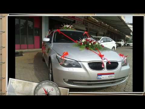 how to fit wedding car ribbons
