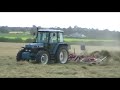 Ford 7740 with Lely Stabilo 600 turning Hay 2008