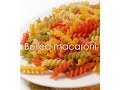Boiled macaroni