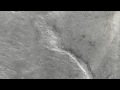 Distal rampart of crater on Mars