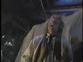 a scene from a really funny movie called freaked.
alex winter from bill & ted's excellent adventures wrote directed and stars in it. keanu reeves even is in it a little as a dog faced guy.
