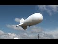 The 17K Aerostat by Aerostar Int'l coming in for a landing