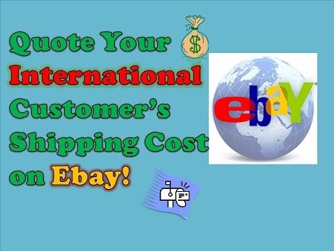 how to quote shipping on ebay