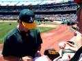 Barry Zito signs autographs for kids