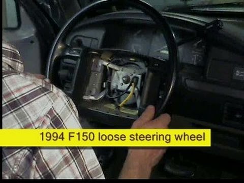 loose steering wheel fix, Ford F150, how to DIY