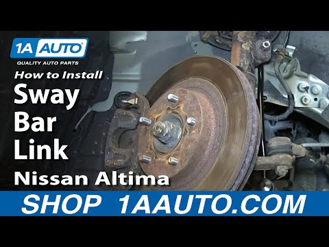 How To Install Replace Front Sway Bar Link 2002-06 Nissan Altima