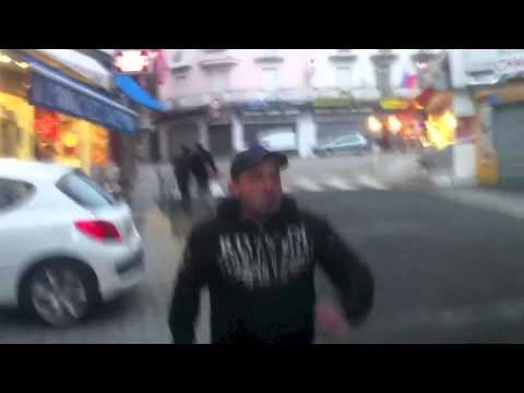 illegalità - Durante le riprese delle Olimpiadi dell'illegalità de Le iene un ubriaco ha cominciato a insultarci e inseguirci, si è meritato anche una Nucciata!!