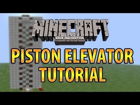 how to make a elevator in minecraft xbox