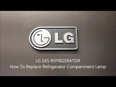 how to remove the light cover on a g.e. refrigerator