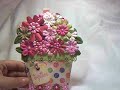 Itzuvit's Flower Pot Shaped Card