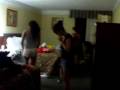 Debz in her Holdiay Inn Adventure