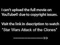 Star Wars Attack of the Clones, PART 1 /9,WATCH full film/movie online part1