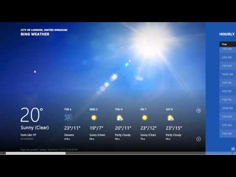 how to change bing weather location