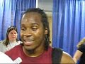 Walter Dix After Winning the 2008 NCAA Track and Field 200m
