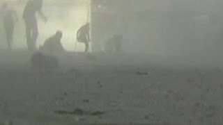 Dramatic Video Of Gaza Market Attack