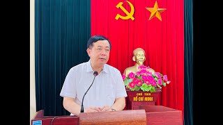 Đồng chí Bí thư Thành ủy Mai Vũ Tuấn dự sinh hoạt chi bộ tại khu 1, phường Quang Trung