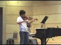 Michael Kim playing Allegro from Handel\