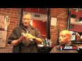 Carmelo Anthony's lead barber thoughts on the Nugs/Lakers