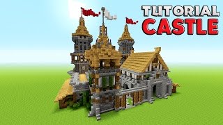 Minecraft: How To Build A Castle Tutorial | Barracks tutorial ( Medieval ) Survival castle