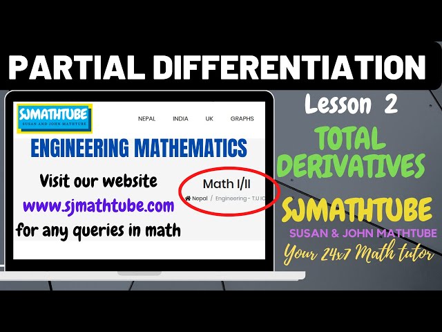 Partial Differentiation (Total Derivatives) (2)