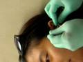 Me getting my tragus pierced part 2
