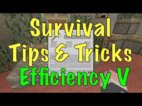 how to get efficiency v minecraft