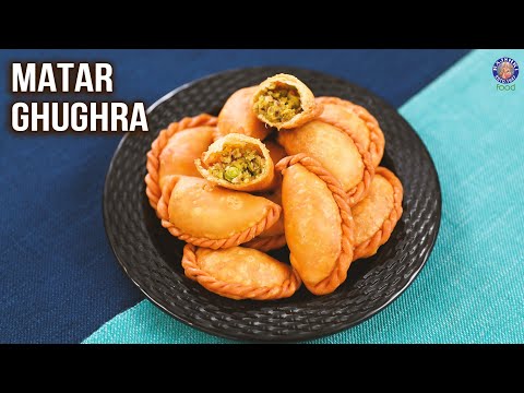 Matar Ghughra Recipe | Green Peas Ghughra | Green Peas & Coconut Stuffing | Gujiya | Karanji | Varun